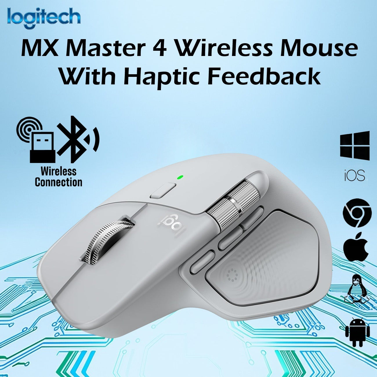Logitech MX Master 4 Wireless Mouse