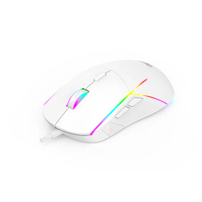 Havit MS961 RGB Backlit Programmable Gaming Mouse - White