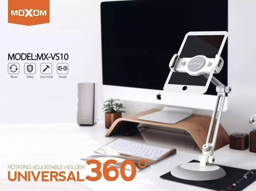 Moxom MX-VS10 Universal 360′ Desktop Stand for Mobile Phones,Tablets and Nintendo Switch Moxom