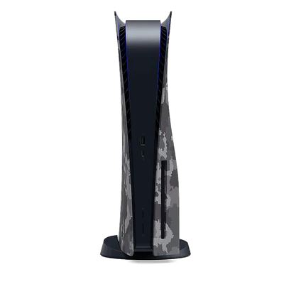 PS5 PlayStation 5 Console plates | Covers – Gray Camouflage (For PS5 Disc Edition) DOBE