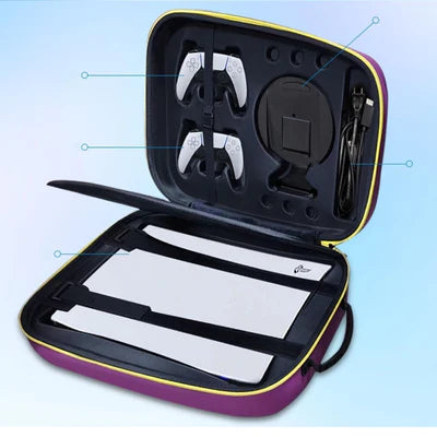 DeadSkull PS5 Backpack Large Capacity Travel Case for Ps5 Console, Storage for Controller, Game Discs, and Gaming Accessories DEADSKULL