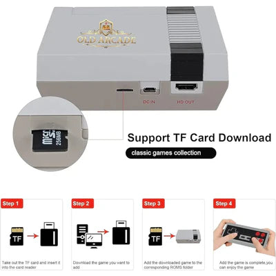 Classic Retro Game Console with 621 8bit Games - HDMI Output IPLAY