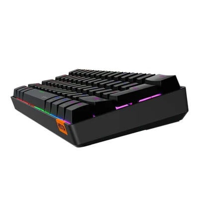 MEETION MK005 RGB Backlit Mini 61 Keys Wired Mechanical Gaming Keyboard Blue Switch - Black