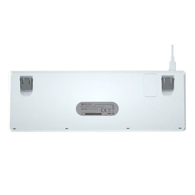 MEETION MK005 RGB Backlit Mini 61 Keys Wired Mechanical Gaming Keyboard Blue Switch - White