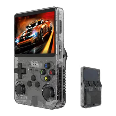 R36S Video Game Handheld Console, Built-in 64GB TF Card, 3.5 Inch IPS Screen, Retro Linux System, Support 15000+ Classic Games, 2.4G Wireless Gamepad, TV, Monitor Connection R36 Max