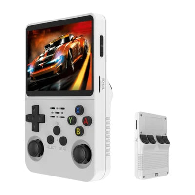 R36S Video Game Handheld Console, Built-in 64GB TF Card, 3.5 Inch IPS Screen, Retro Linux System, Support 15000+ Classic Games, 2.4G Wireless Gamepad, TV, Monitor Connection R36 Max
