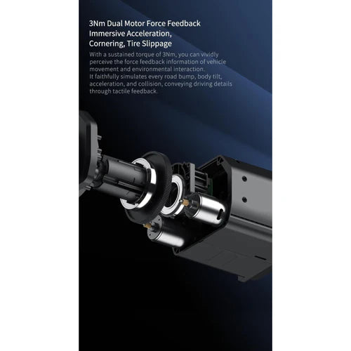 PXN V99 Gaming Steering wheel 3.2nm force feedback Racing wheel 270/900, Dismantle, with Hall magnetic induction pedal, 6+1 gear shift rod pc for PS4/PS3/Xbox One/Series X/S PC PXN