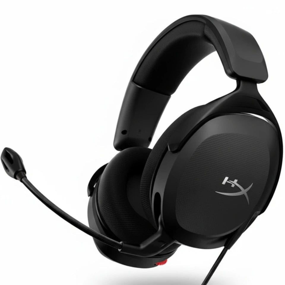 HyperX Cloud Stinger 2 Core - Gaming Headset for Playstation, Lightweight Over-Ear Headset with mic, Swivel-to-Mute Function, 40mm Drivers - Black Black HYPERX