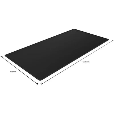 HyperX Pulsefire Gaming Mouse Pad Precise Cloth Surface, Anti-Fray Stitching, Non-Slip Rubber Base, Desk Mat Black