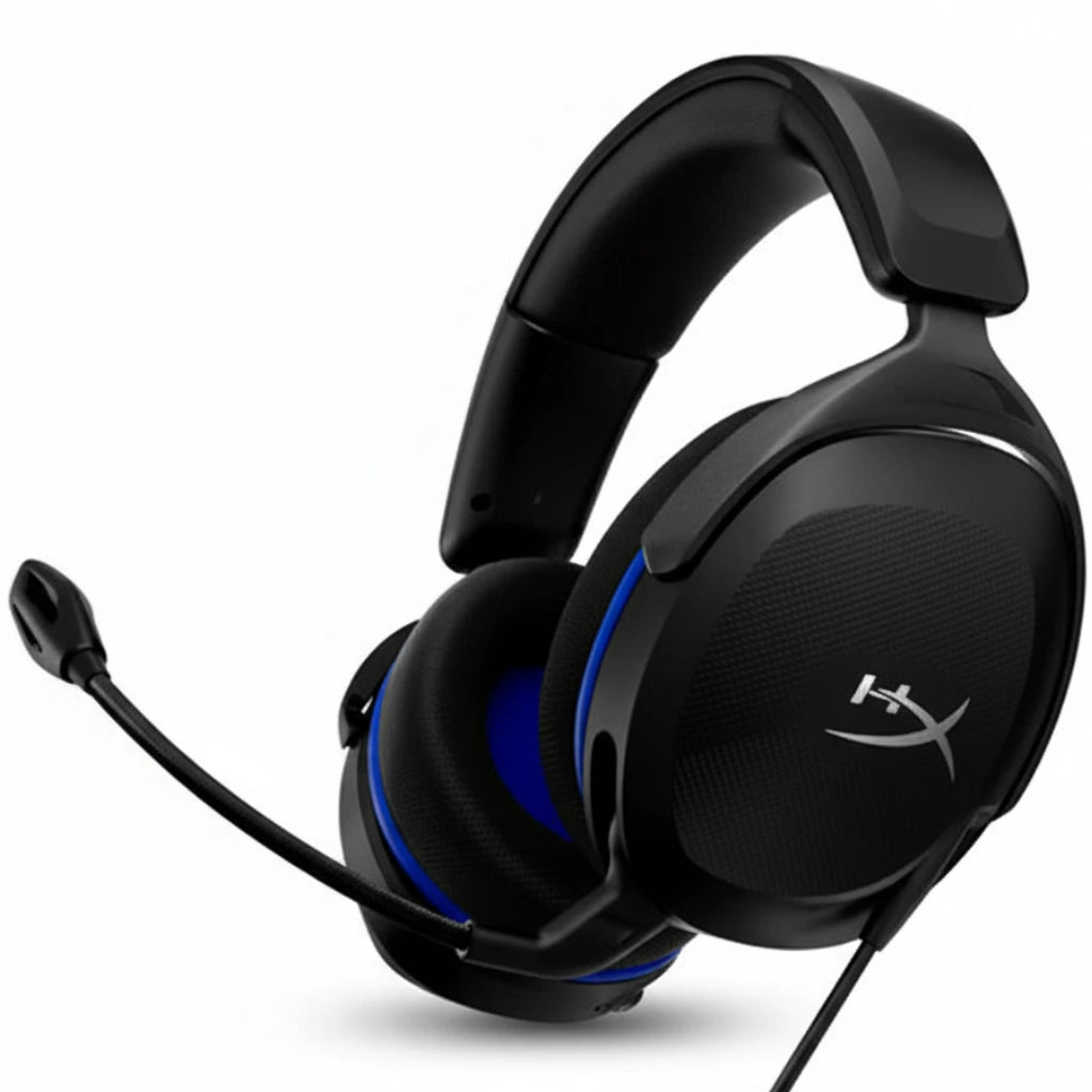 HyperX Cloud Stinger 2 Core - Gaming Headset for Playstation, Lightweight Over-Ear Headset with mic, Swivel-to-Mute Function, 40mm Drivers - Black HYPERX