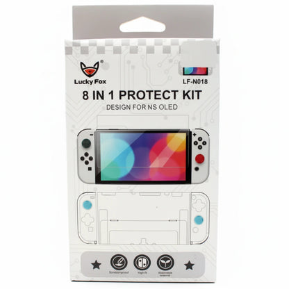 Lucky Fox 8 in 1 Protective Kit For Nintendo Switch Oled LUCKY FOX