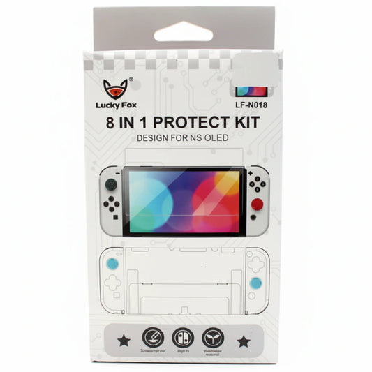 Lucky Fox 8 in 1 Protective Kit For Nintendo Switch Oled LUCKY FOX