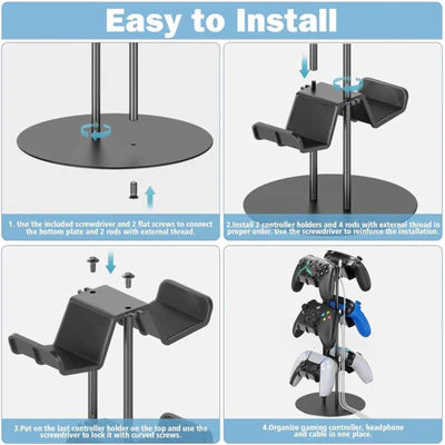 Kytok Multiple Controller & Headset Desk Stand KYTOK