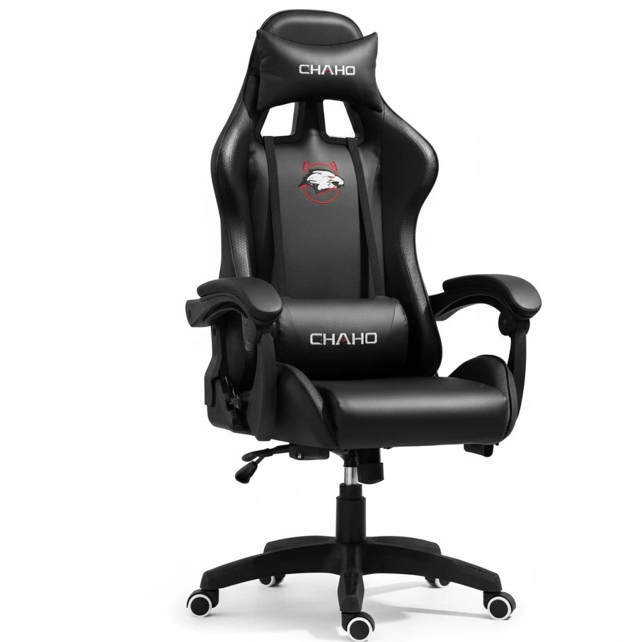 Black gaming chair with 'CHAIDO' branding on a white background