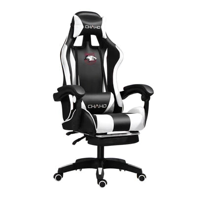Chaho YT-055 Gaming Chair with Footrest - Black/White