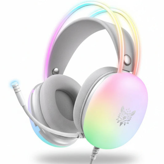 ONIKUMA X25 RGB Gaming Headset - White ONIKUMA