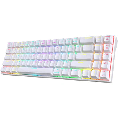 RK ROYAL KLUDGE RK71 RGB Dual Mode Wireless/Wired 70% Mechanical Gaming Keyboard - White