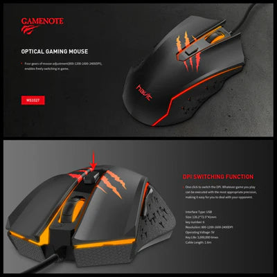 Havit MS1027 Gaming Mouse