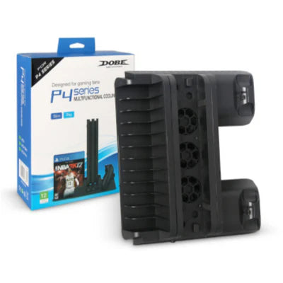 Dobe Multi-Functional Charging & Cooling Stand For PS4, PS4 Slim & PS4 Pro DOBE