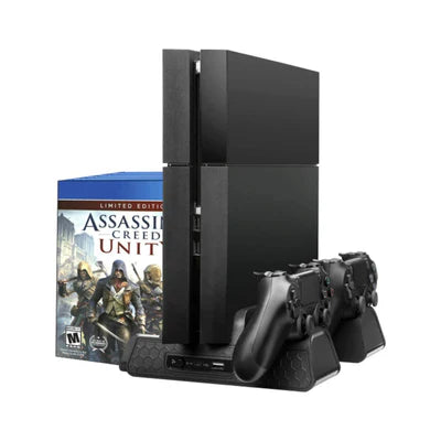 Dobe Multi-Functional Charging & Cooling Stand For PS4, PS4 Slim & PS4 Pro DOBE