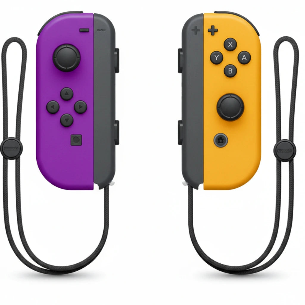 Nintendo Switch Joy-Con (L)/(R) Neon Purple/Orange NINTENDO