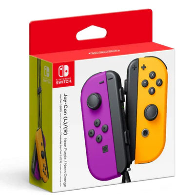 Nintendo Switch Joy-Con (L)/(R) Neon Purple/Orange NINTENDO