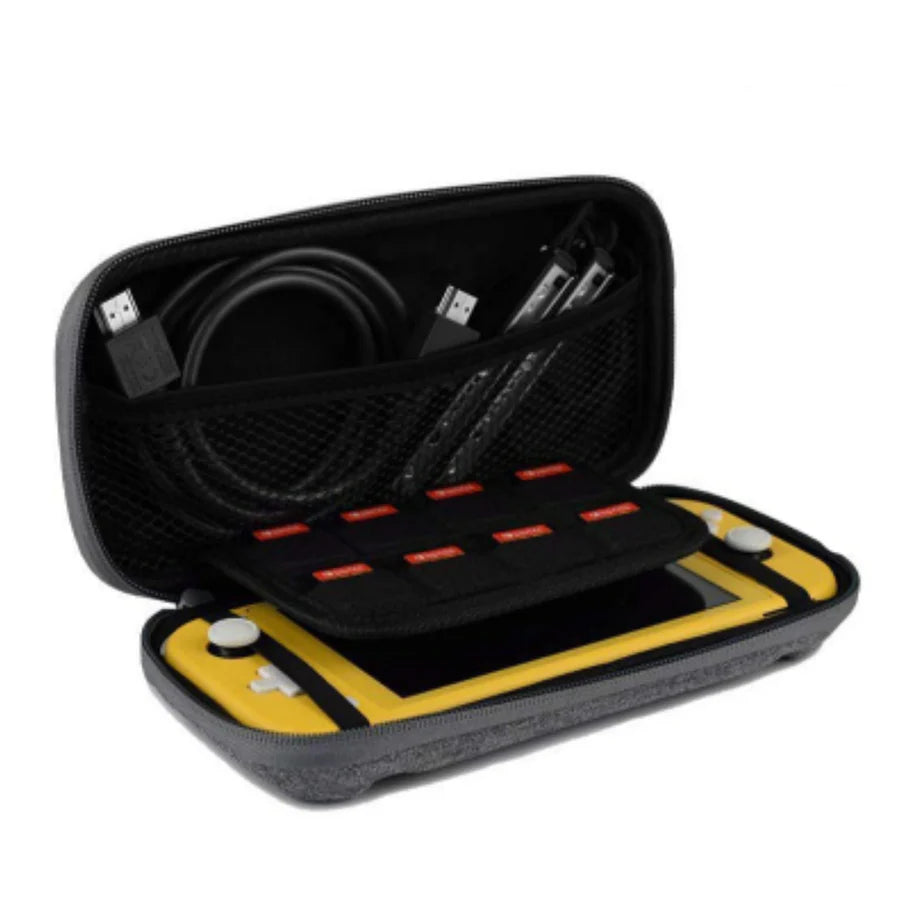 Carrying Protective Case with 4 Thumb Stick Grips for Nintendo Switch Lite PGTECH