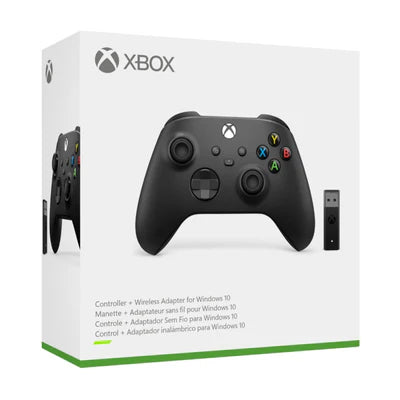 Xbox Wireless Controller (2020) with Wireless Adapter For Windows - Carbon Black MICROSOFT