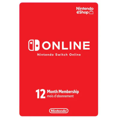 USA Nintendo Switch Online 12-Month Membership
