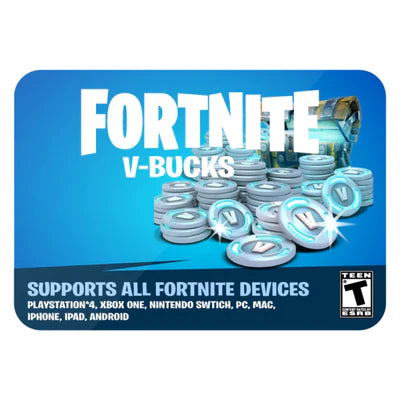 Fortnite V-BUCKS Cards for all devices