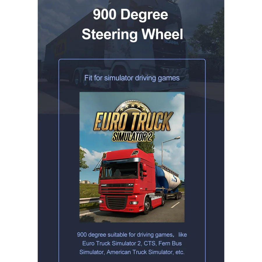 PXN V9 270/900 degree Steering Wheel for PS4, Xbox One,Xbox Series X/S, Nintendo Switch, PC PXN