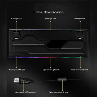 M880 RGB 87 Key Gaming Keyboard
