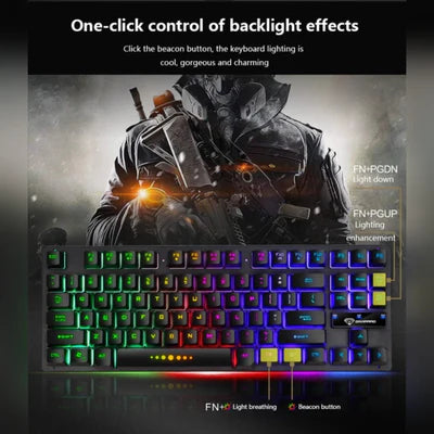 M880 RGB 87 Key Gaming Keyboard