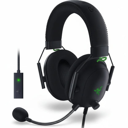 Razer BlackShark V2 With USB Sound Card - THX 7.1 Spatial Surround Sound RAZER