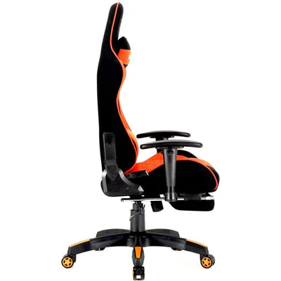 MeeTion CHR25 Gaming E-Sport Chair with Footrest - Black and Orange