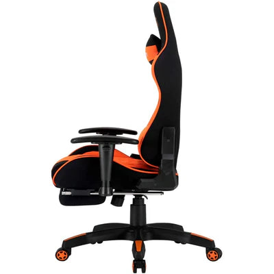 MeeTion CHR25 Gaming E-Sport Chair with Footrest - Black and Orange