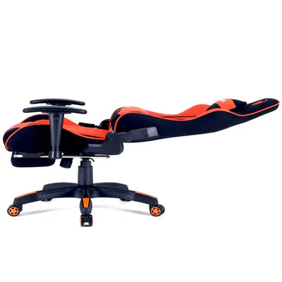 MeeTion CHR25 Gaming E-Sport Chair with Footrest - Black and Orange