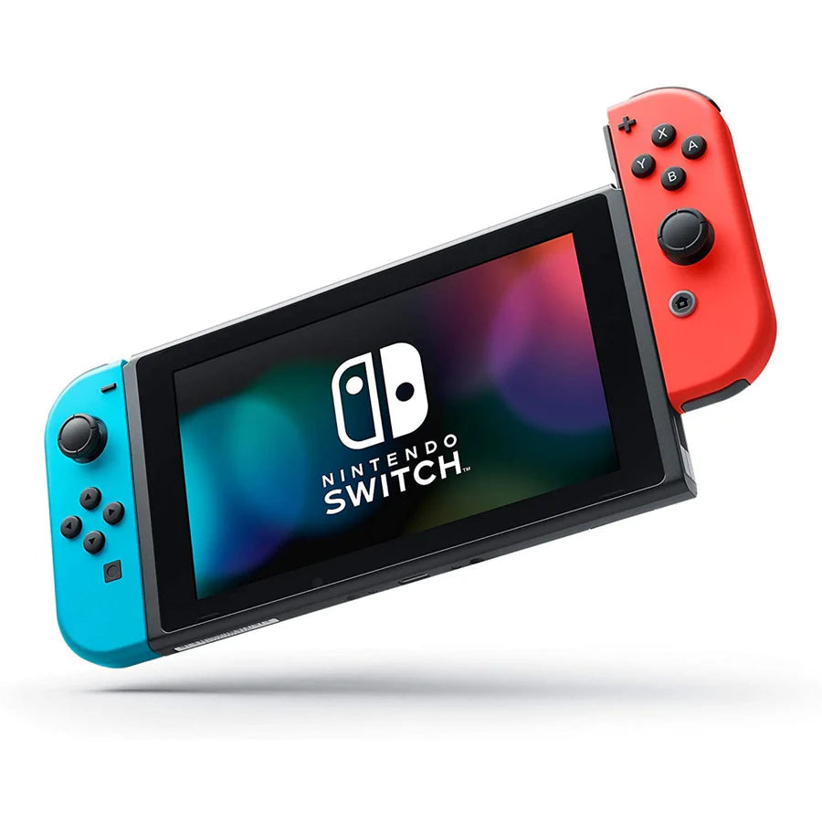Nintendo Switch with Neon Blue and Neon Red Joy-Con NINTENDO