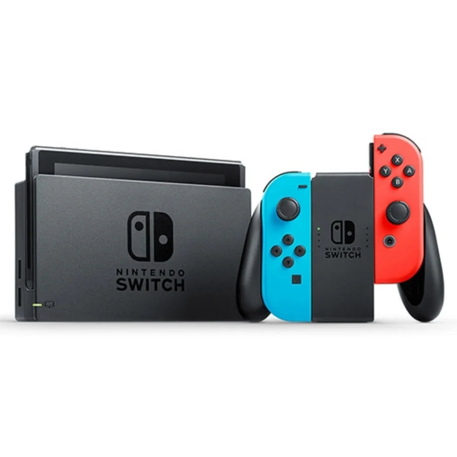 Nintendo Switch with Neon Blue and Neon Red Joy-Con NINTENDO