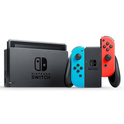 Nintendo Switch with Neon Blue and Neon Red Joy-Con NINTENDO