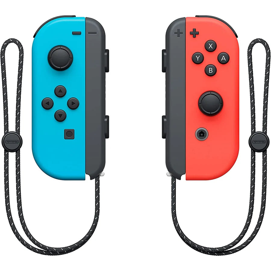 Nintendo Switch OLED Model Console - Neon Red & Neon Blue Joy with Free Case & Screen Protector NINTENDO