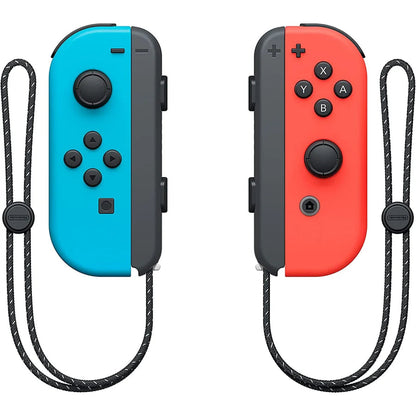 Nintendo Switch OLED Model Console - Neon Red & Neon Blue Joy with Free Case & Screen Protector NINTENDO