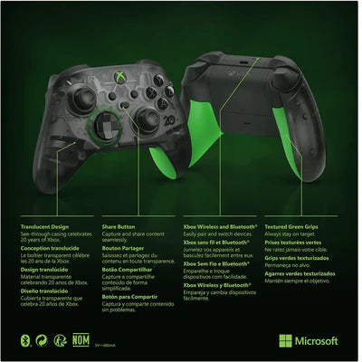 Xbox Wireless Controller – 20th Anniversary Special Edition for Xbox Series X|S, Xbox One, and Windows MICROSOFT