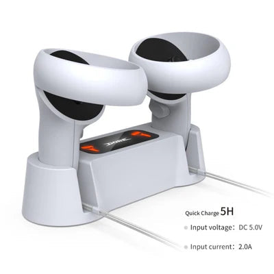 DOBE Fast Charging Dock with Rechargable Battery Pack for Meta Quest 2 VR Controllers DOBE