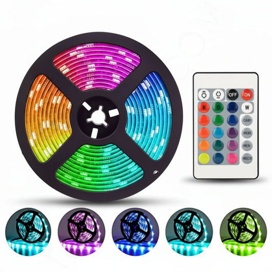 Multiple Color 5 Meter LED Strip Lights ATCOMM