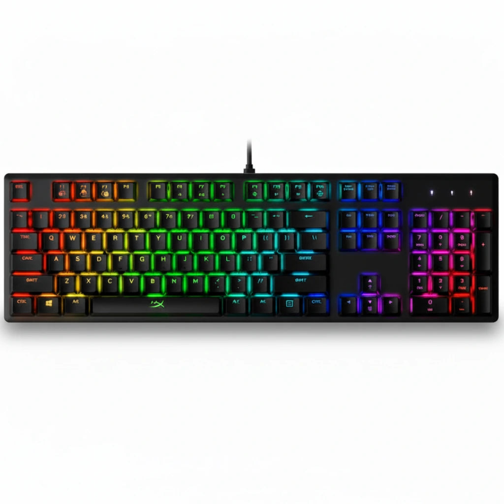 Razer Huntsman RGB mechanical keyboard on a white background