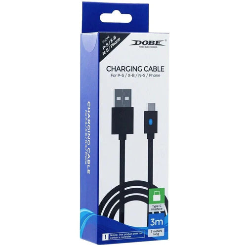 Dobe 3m Charging Cable For PlayStation 5 Controller DOBE