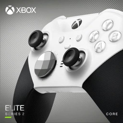 Xbox Elite Wireless Controller Series 2 Core – White - Xbox Series X|S, Xbox One, Windows PC, Android, and iOS MICROSOFT