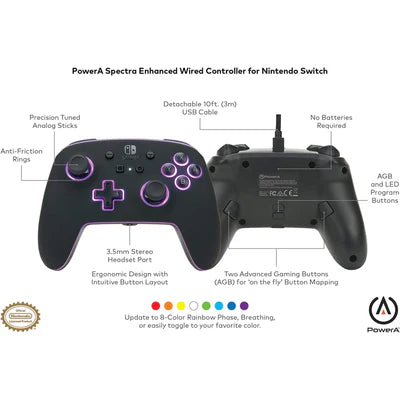 PowerA Spectra Enhanced Wired Controller for Nintendo Switch POWERA