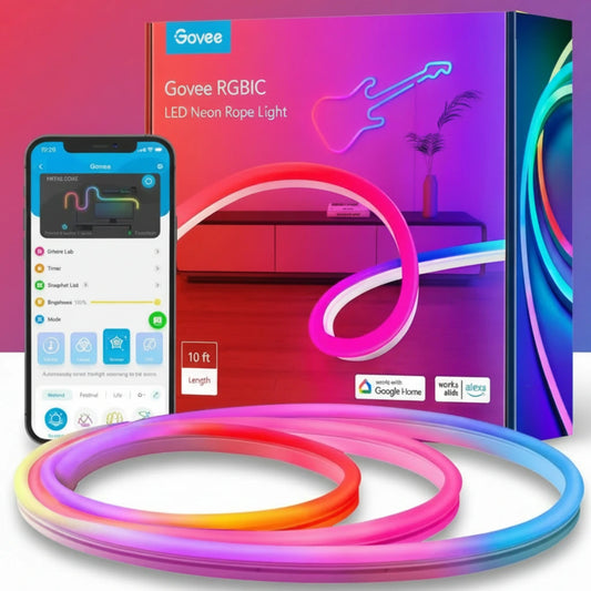 Govee Neon LED Strip Light - 10FT/3M) Govee
